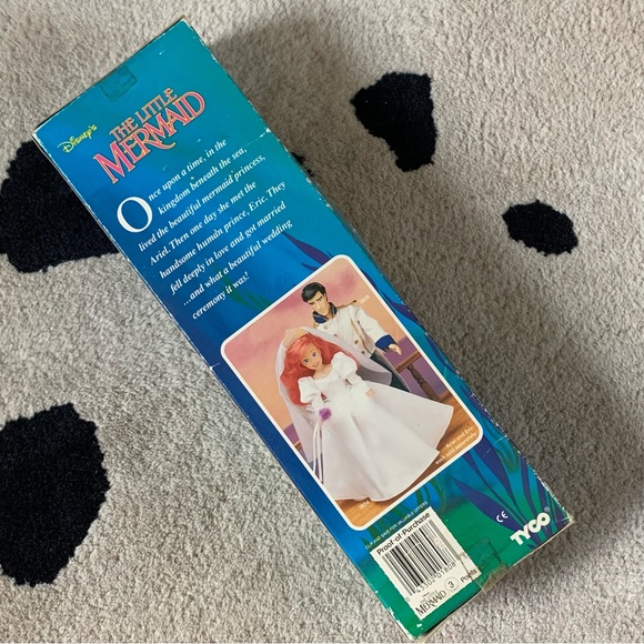 🚫SOLD•E✝️SY🚫 Vintage 91-92 Little Mermaid ‘Eric & Ariel’ Dolls - Picture 8 of 13